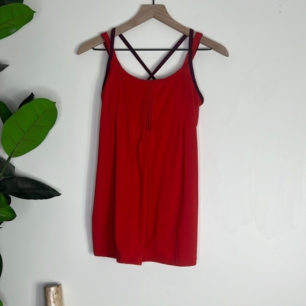 Lole Built in‎ Bra Strappy Tank Top Size Medium